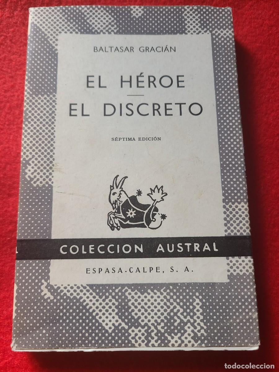 Libros de segunda mano: El h&eacute;roe. El discreto. Baltasar Graci&aacute;n - Foto 1