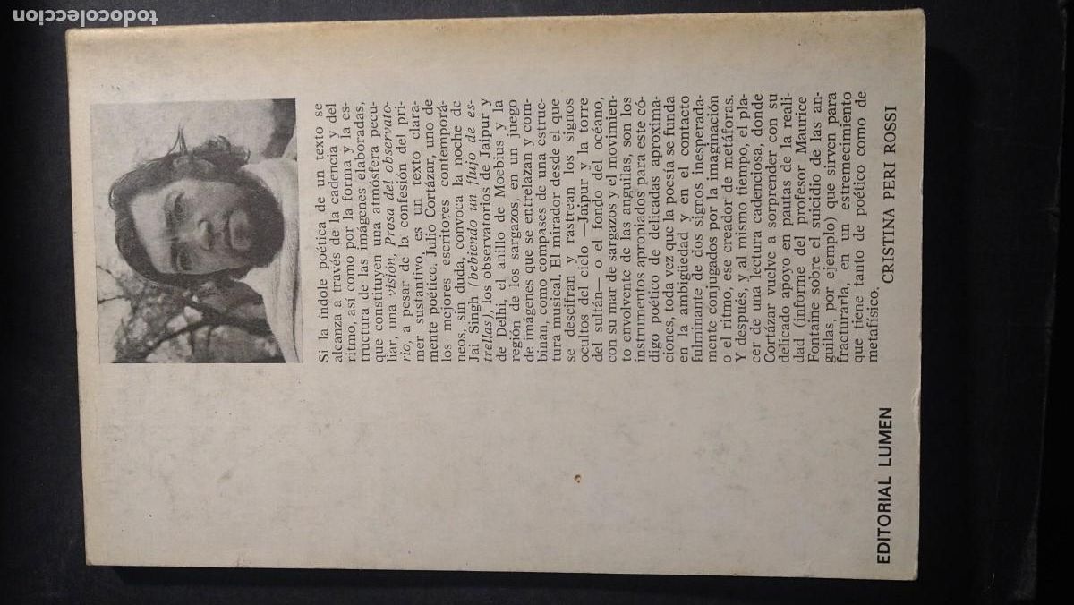 Libros de segunda mano: PROSA DEL OBSERVATORIO - JULIO CORTAZAR - Foto 2