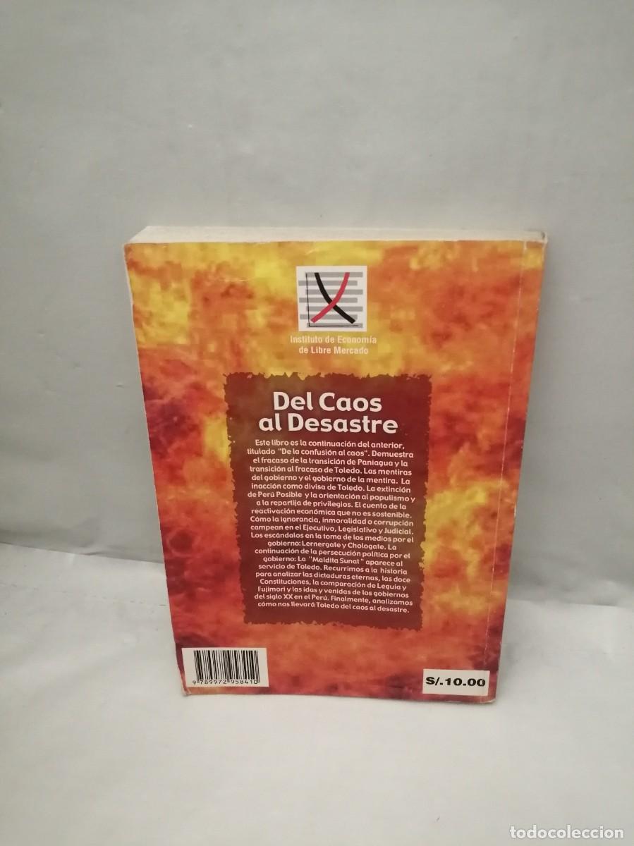 Libros de segunda mano: De Toledo a?. Del Caos al Desastre (Lima-Per&uacute; 2003) - Foto 2