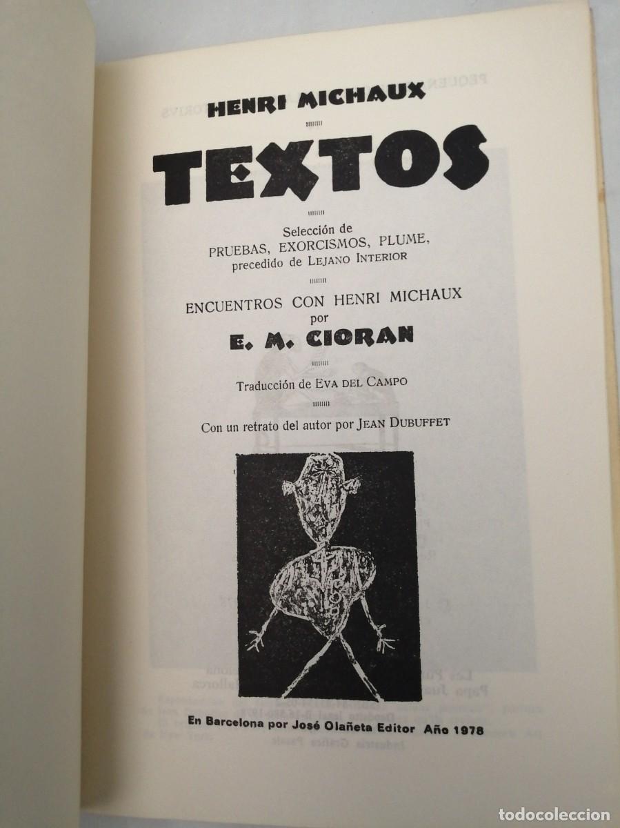 Libros de segunda mano: TEXTOS: Selecci&oacute;n de pruebas, exorcismos (Primera edici&oacute;n) - Foto 3