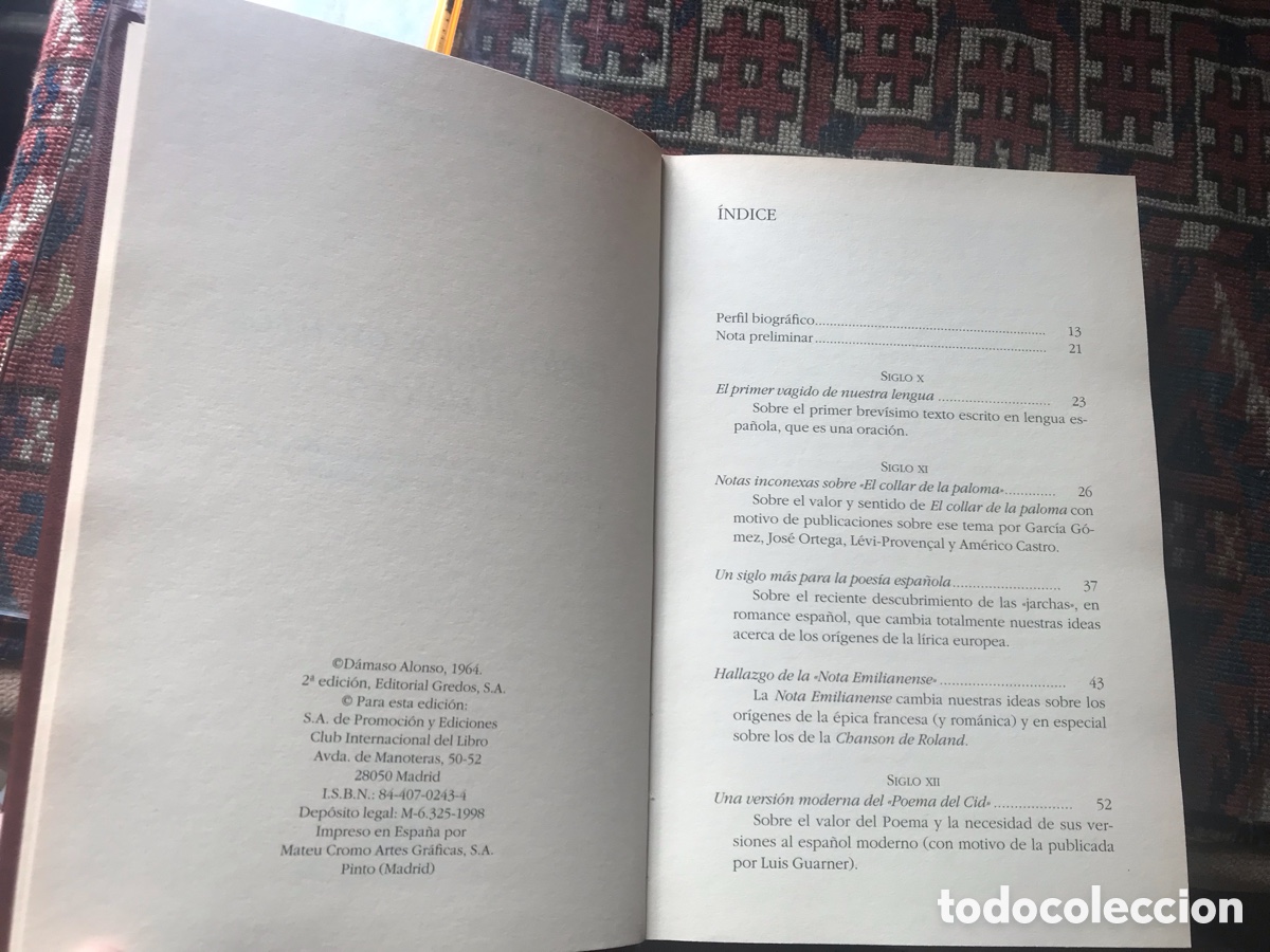 Libros de segunda mano: De los siglos oscuros al de oro. D&aacute;maso Alonso. - Foto 3
