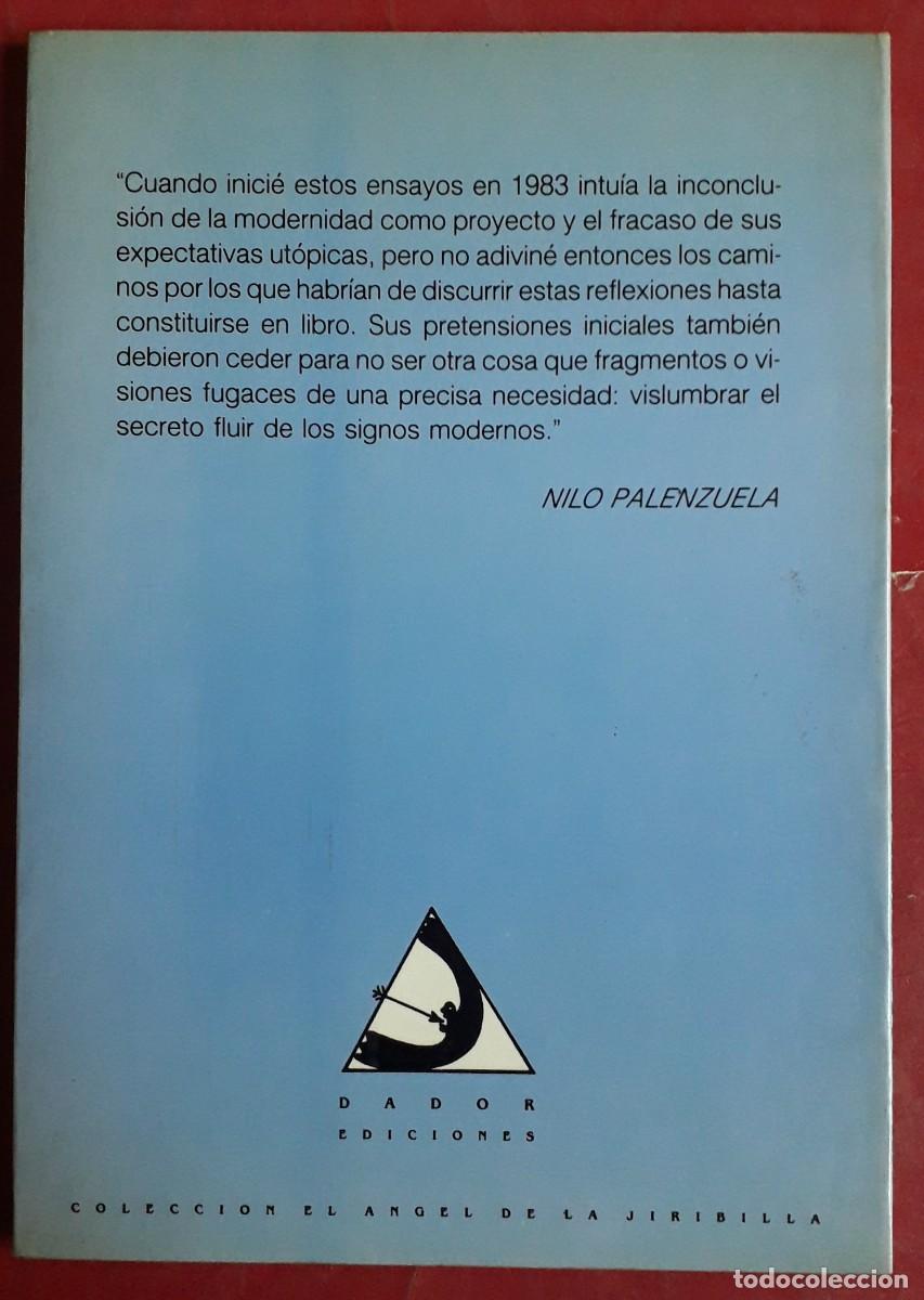 Libros de segunda mano: Nilo Palenzuela . El espectador y los signos - Foto 2