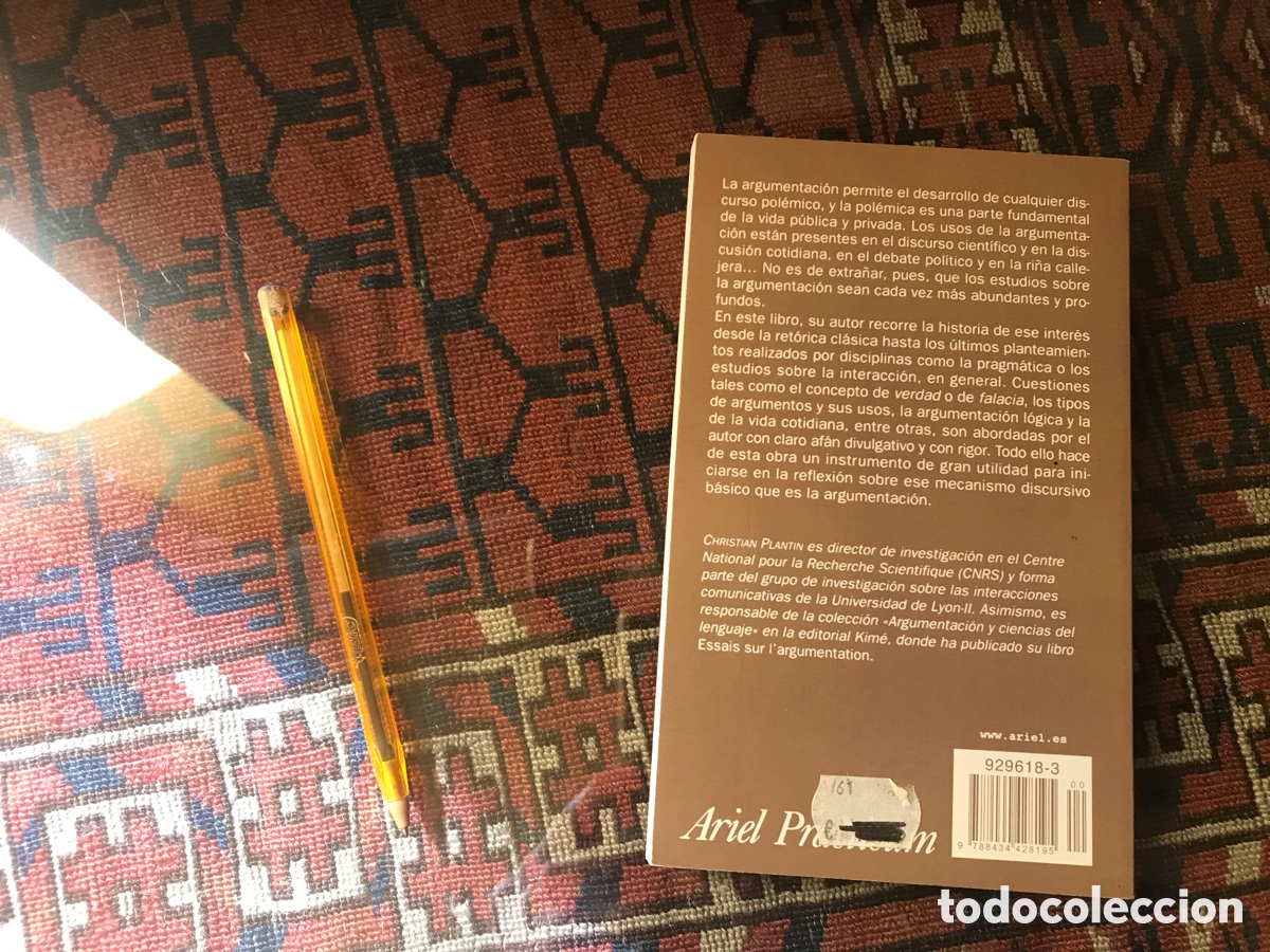Libros de segunda mano: La argumentaci&oacute;n. Christian Plantin . Ariel practicum - Foto 3