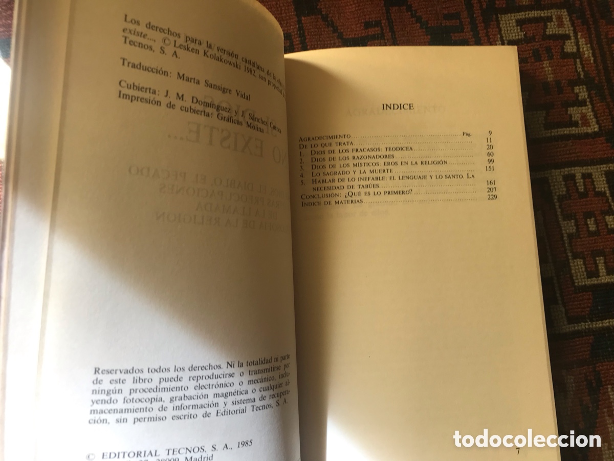 Libros de segunda mano: Si dios no existe&hellip;Leszek Kolakowski. Tecnos - Foto 6