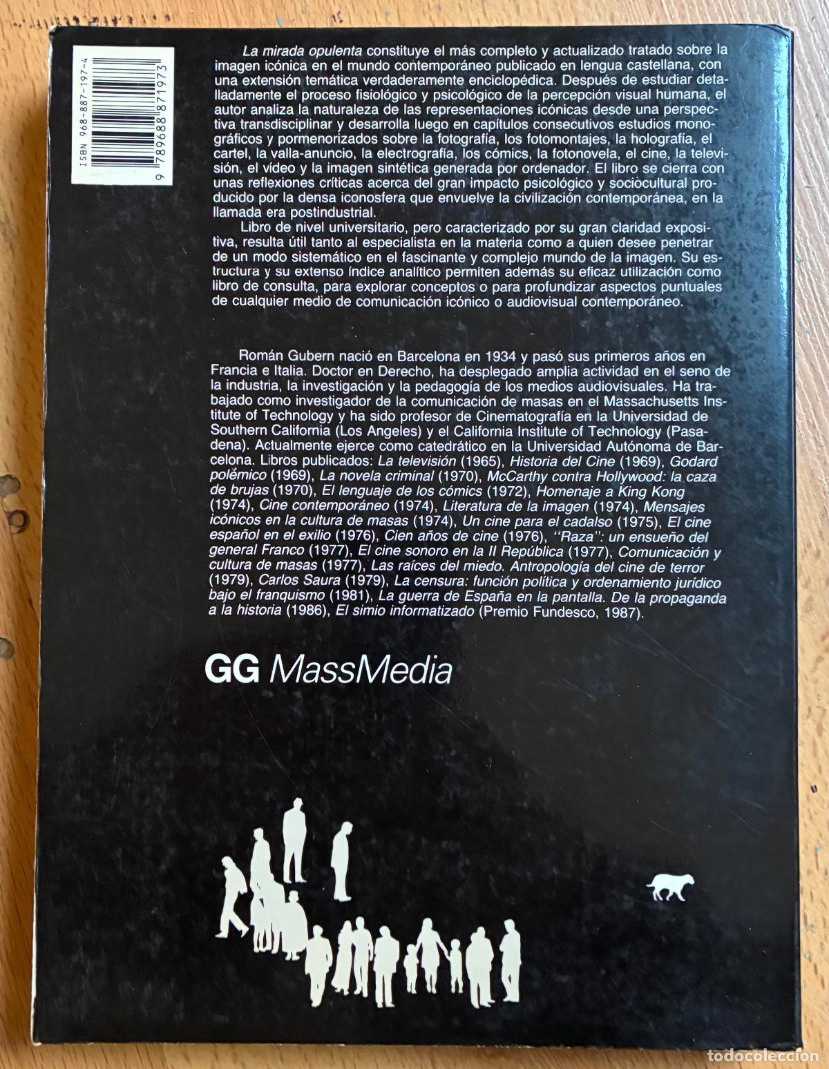 Libros de segunda mano: LA MIRADA OPULENTA, Roman Gubern - Foto 2