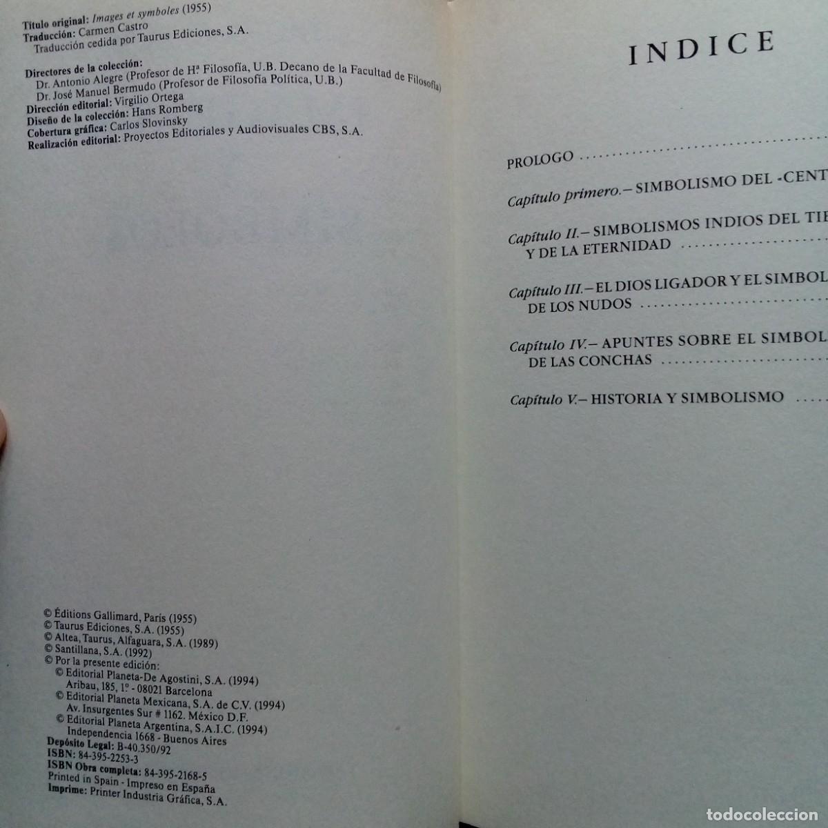 Libros de segunda mano: Mircea Eliade. Imagenes y simbolos - Foto 3