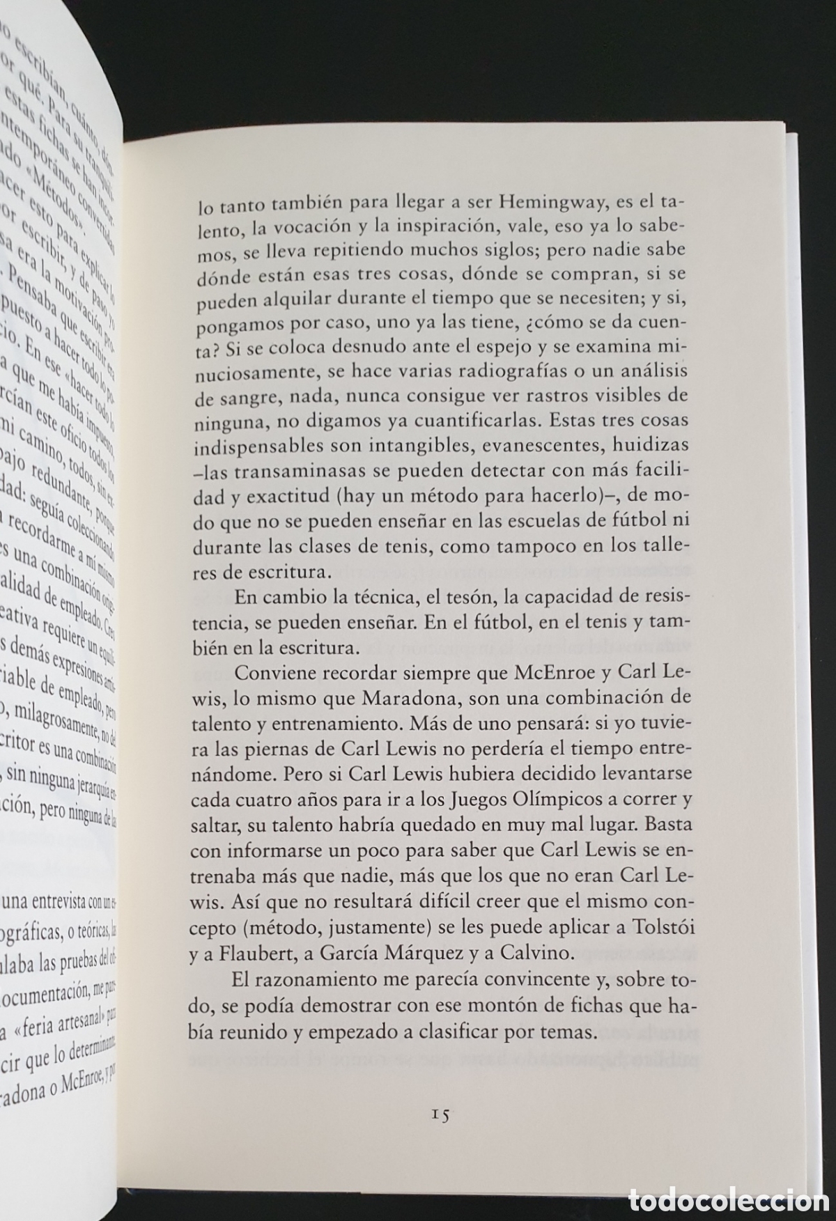 Libros de segunda mano: Francesco Piccolo Escribir es un tic - Foto 5