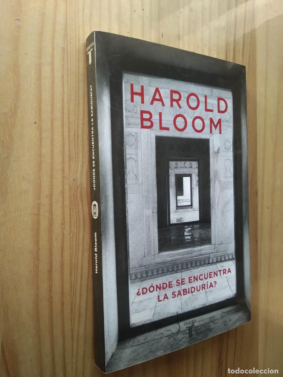Libros de segunda mano: &iquest;DONDE SE ENCUENTRA LA SABIDURIA? - Harold Bloom - Foto 1