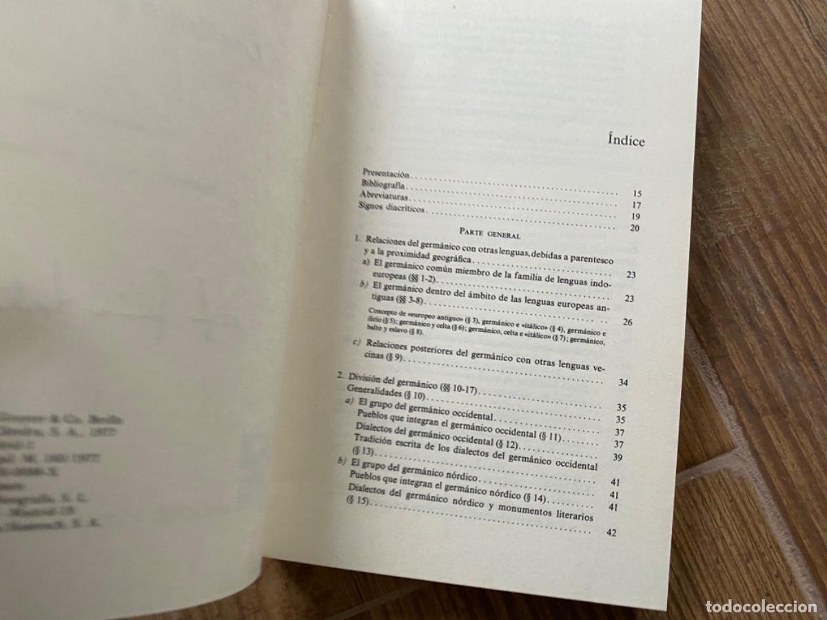 Libros de segunda mano: ling&uuml;&iacute;stica germ&aacute;nica - hans krahe (ed. c&aacute;tedra) - Foto 5