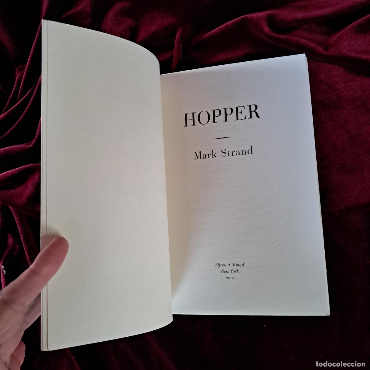 Libros de segunda mano: HOPPER. Mark Strand. Alfred A. Knopf 2001 - Foto 2