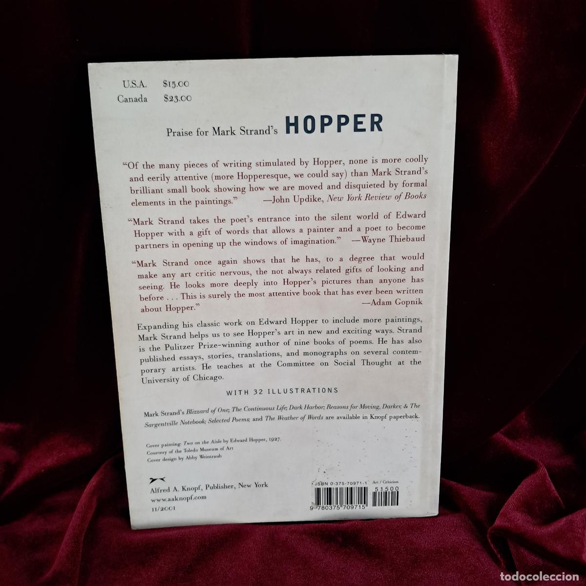 Libros de segunda mano: HOPPER. Mark Strand. Alfred A. Knopf 2001 - Foto 4