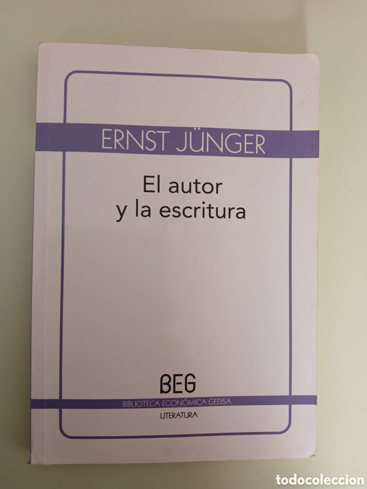 Libros de segunda mano: Ernst J&uuml;nger, El autor y la escritura. - Foto 1