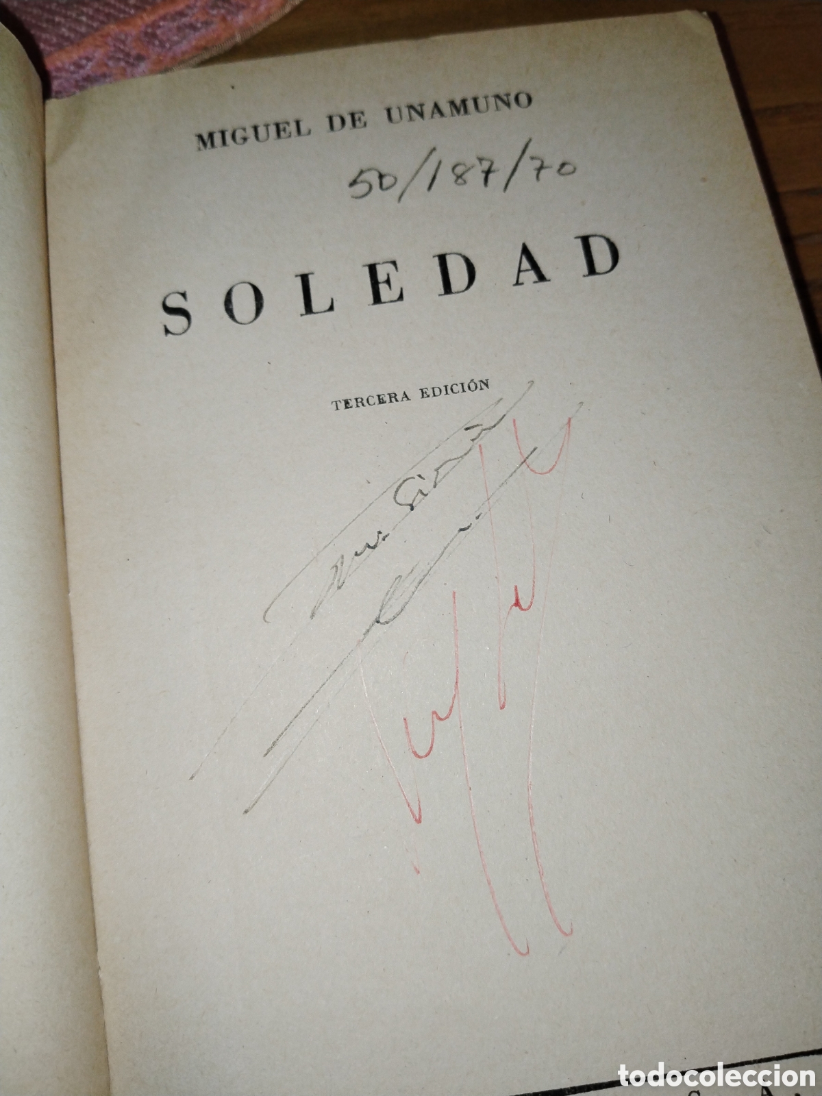Libros de segunda mano: Soledad. Miguel de Unamuno. Austral - Foto 3