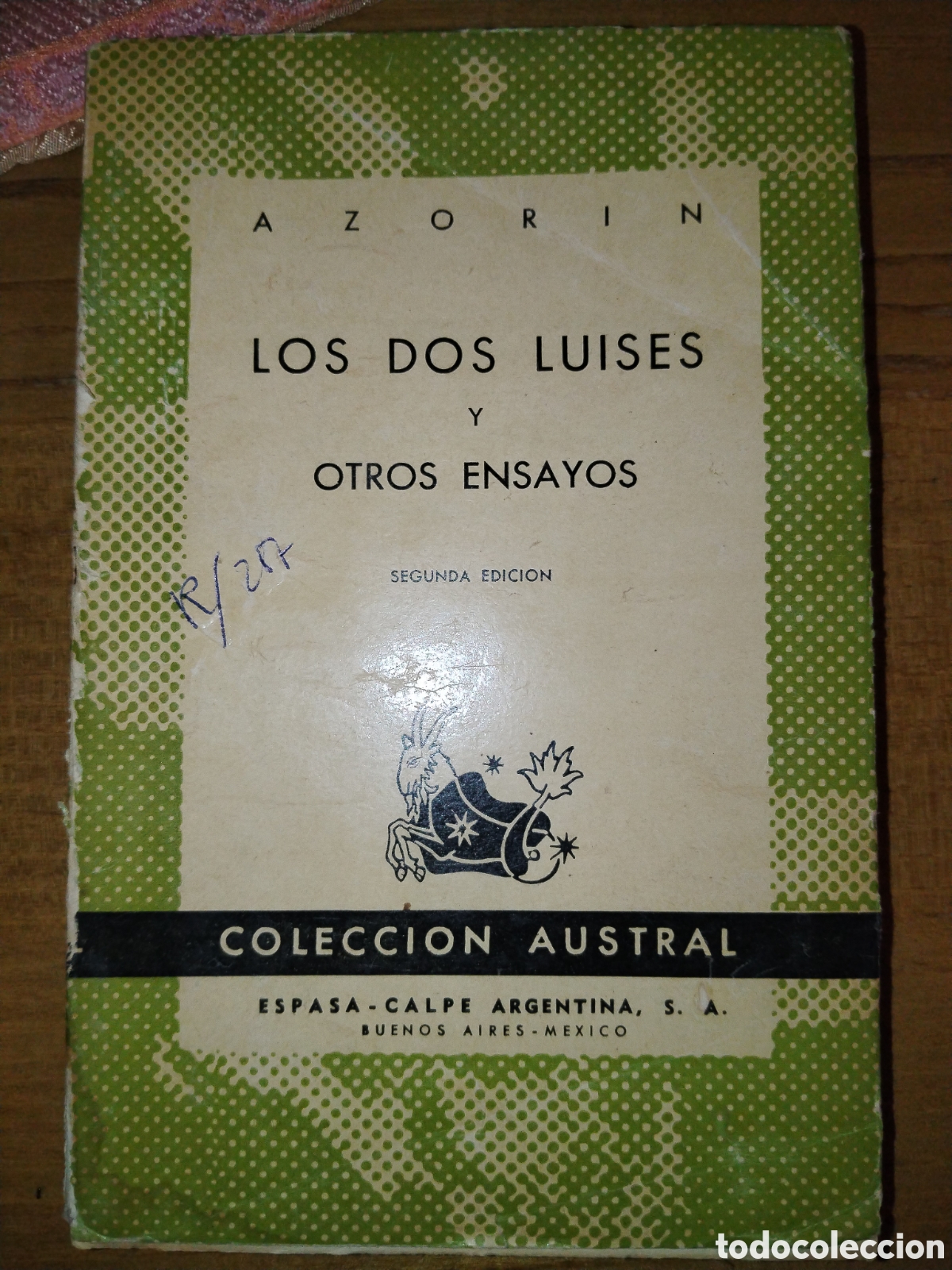 Libros de segunda mano: Los dos luises y otros ensayos. Azor&iacute;n. Austral - Foto 1