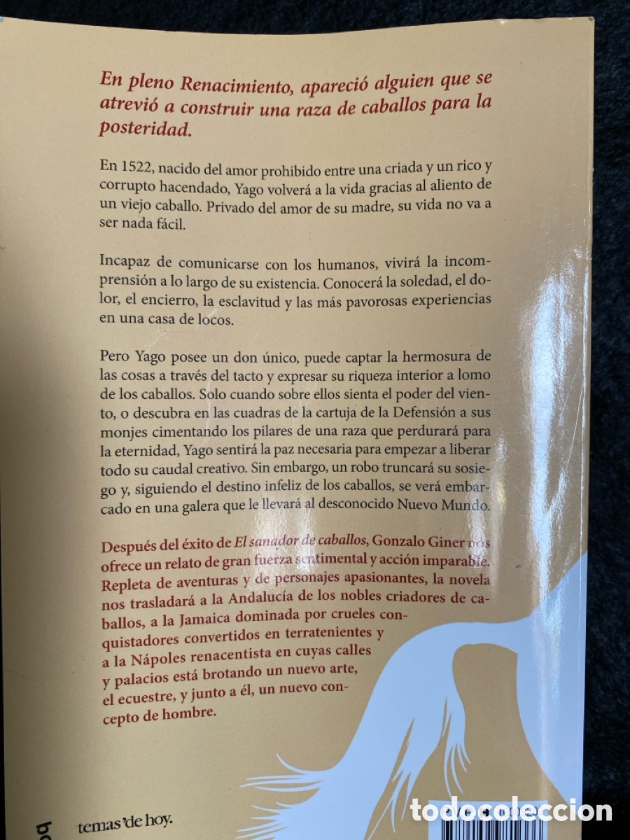 Libros de segunda mano: Libro de Gonzalo Giner El jinete del silencio - Foto 2
