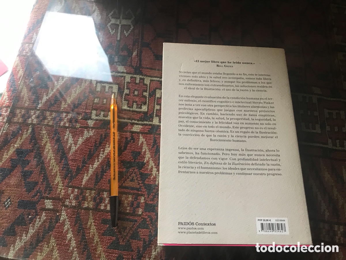 Libros de segunda mano: En Defensa de la ilustraci&oacute;n. Steven Pinker. Paid&oacute;s - Foto 3