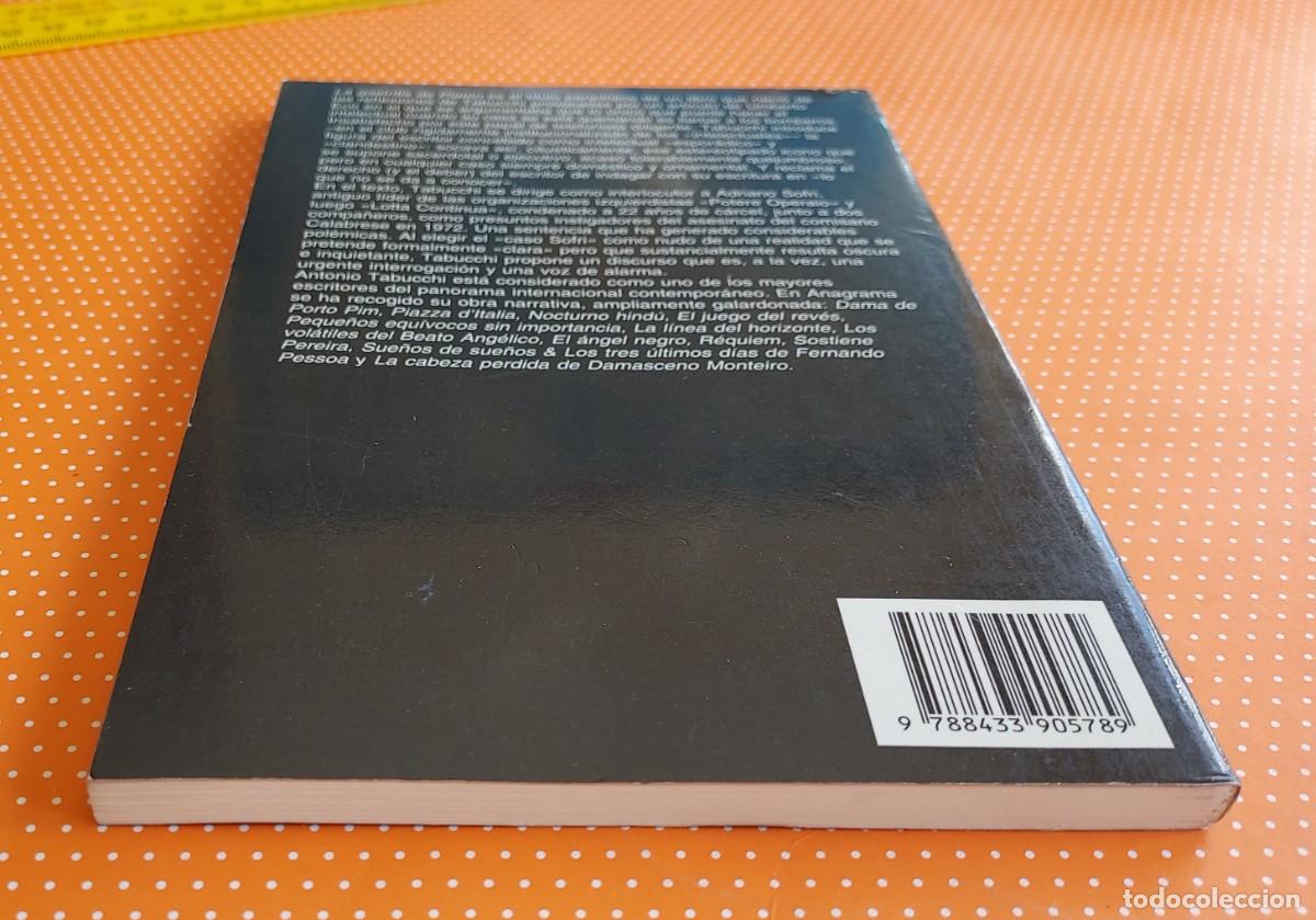 Libros de segunda mano: LA GASTRITIS DE PLAT&Oacute;N ANTONIO TABUCCHI ANAGRAMA - Foto 3