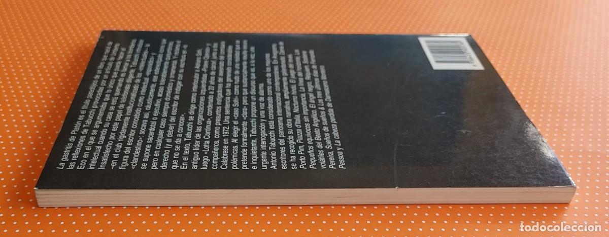Libros de segunda mano: LA GASTRITIS DE PLAT&Oacute;N ANTONIO TABUCCHI ANAGRAMA - Foto 4