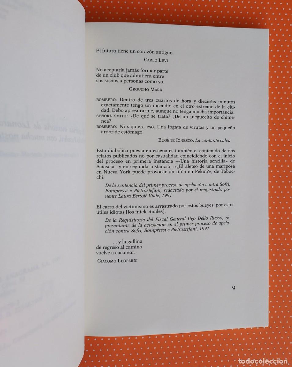 Libros de segunda mano: LA GASTRITIS DE PLAT&Oacute;N ANTONIO TABUCCHI ANAGRAMA - Foto 8