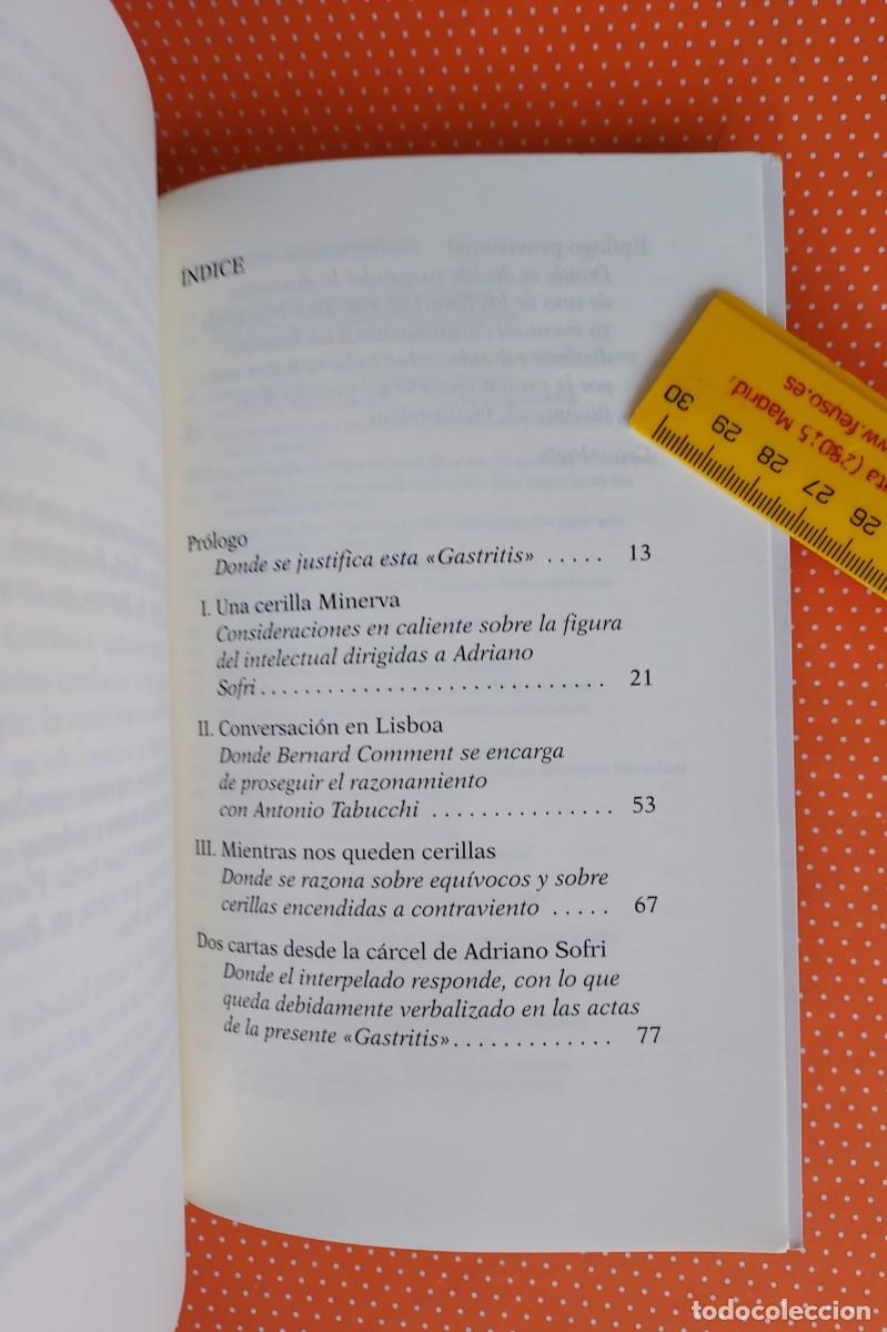 Libros de segunda mano: LA GASTRITIS DE PLAT&Oacute;N ANTONIO TABUCCHI ANAGRAMA - Foto 9