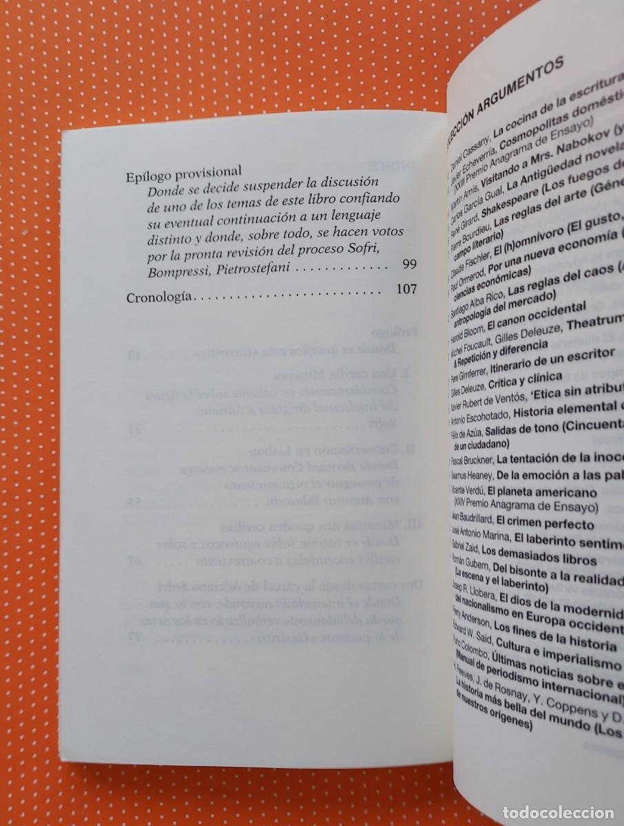 Libros de segunda mano: LA GASTRITIS DE PLAT&Oacute;N ANTONIO TABUCCHI ANAGRAMA - Foto 10
