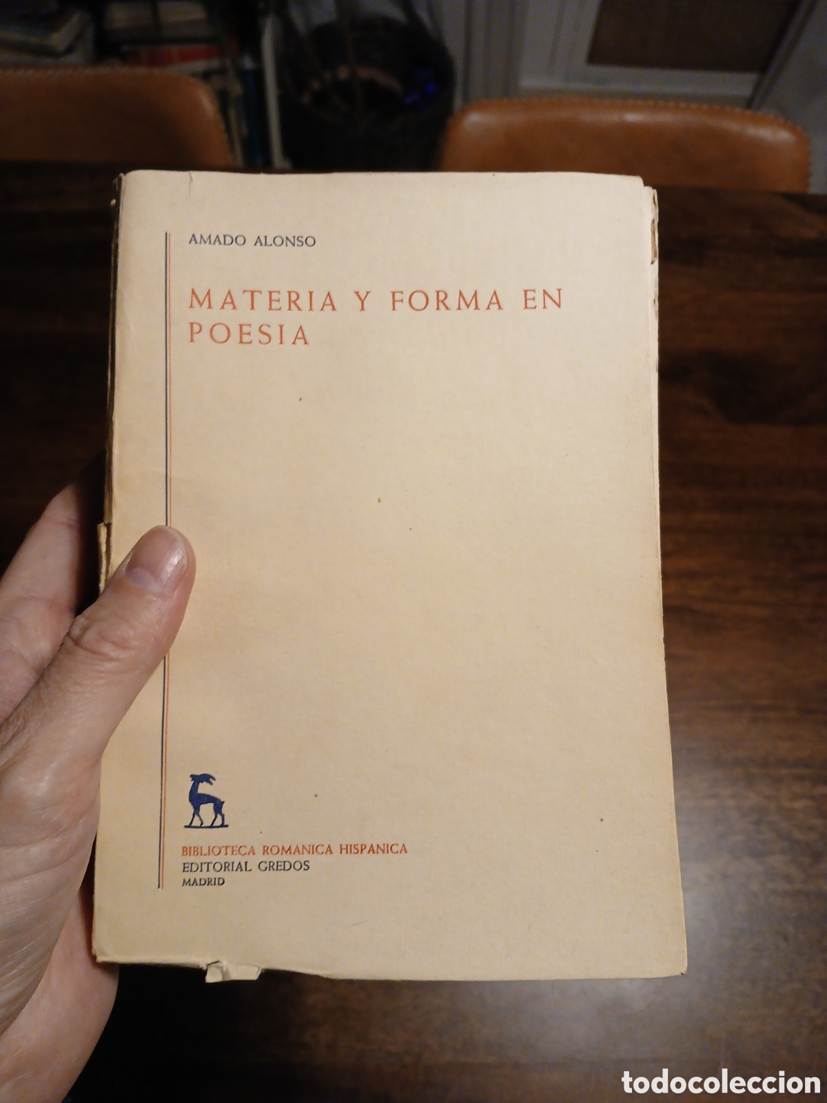 Libros de segunda mano: Materia y forma en poes&iacute;a, Amado Alonso - Foto 1