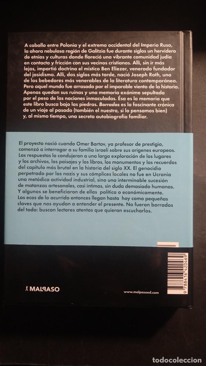 Libros de segunda mano: BORRADOS - OMER BARTOV (MALPASO EDICIONES) - Foto 2