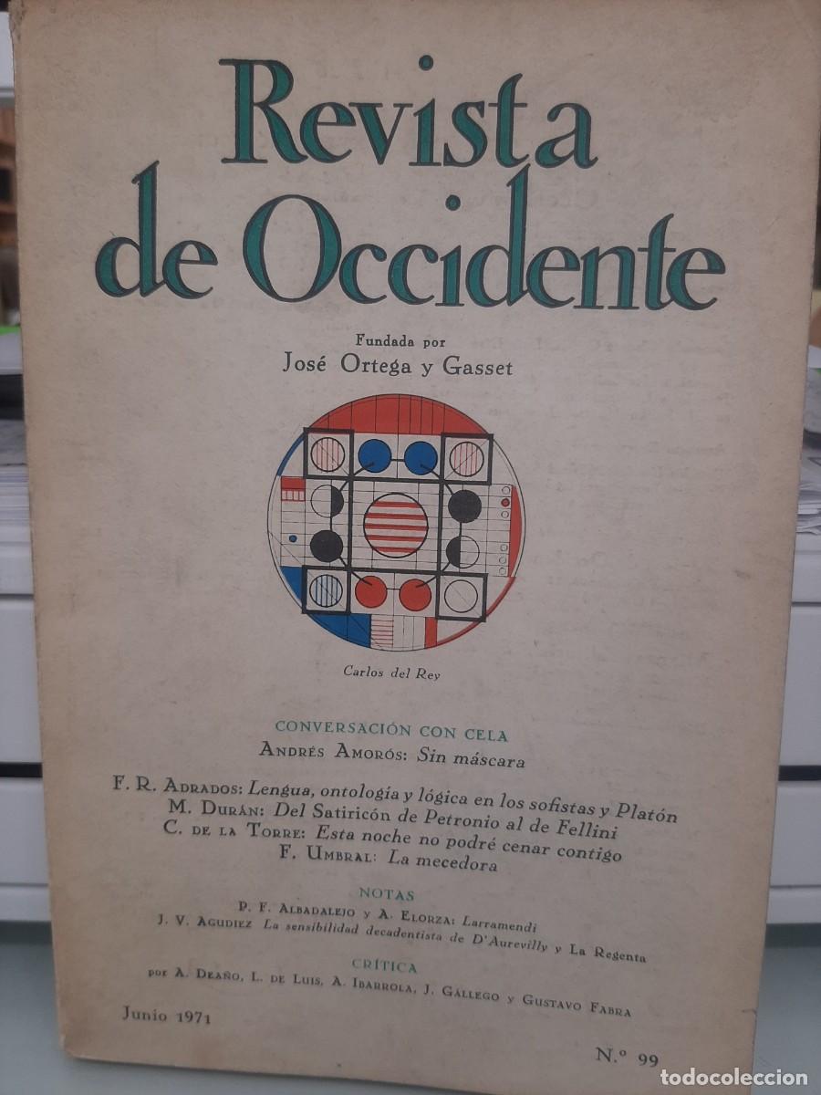 Libros de segunda mano: Revista de Occidente, N&deg; 99, Junio 1971 - Foto 1