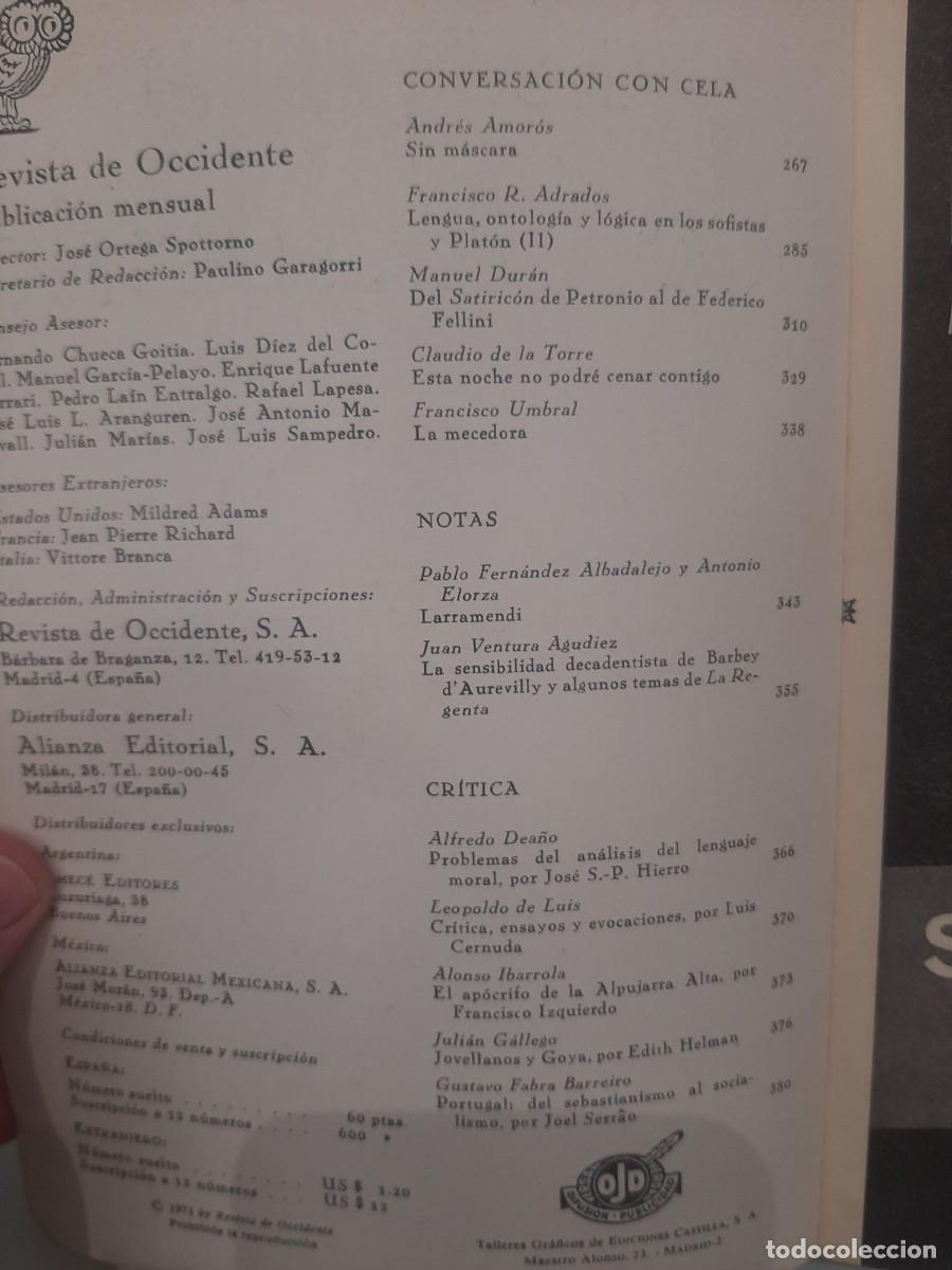 Libros de segunda mano: Revista de Occidente, N&deg; 99, Junio 1971 - Foto 2