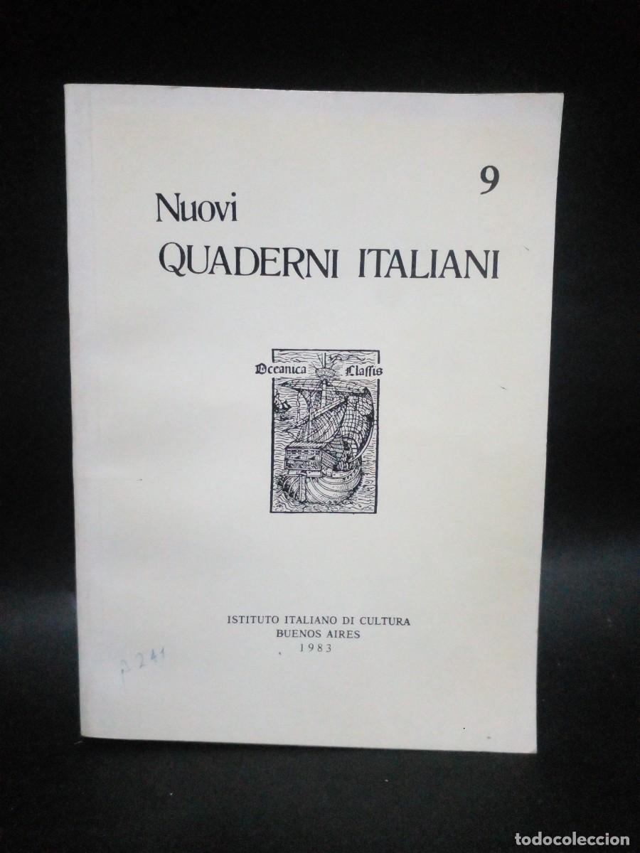 Libros de segunda mano: NUOVI - QUADERNI ITALIANI 9 - PRIMERA EDICI&Oacute;N - 1983