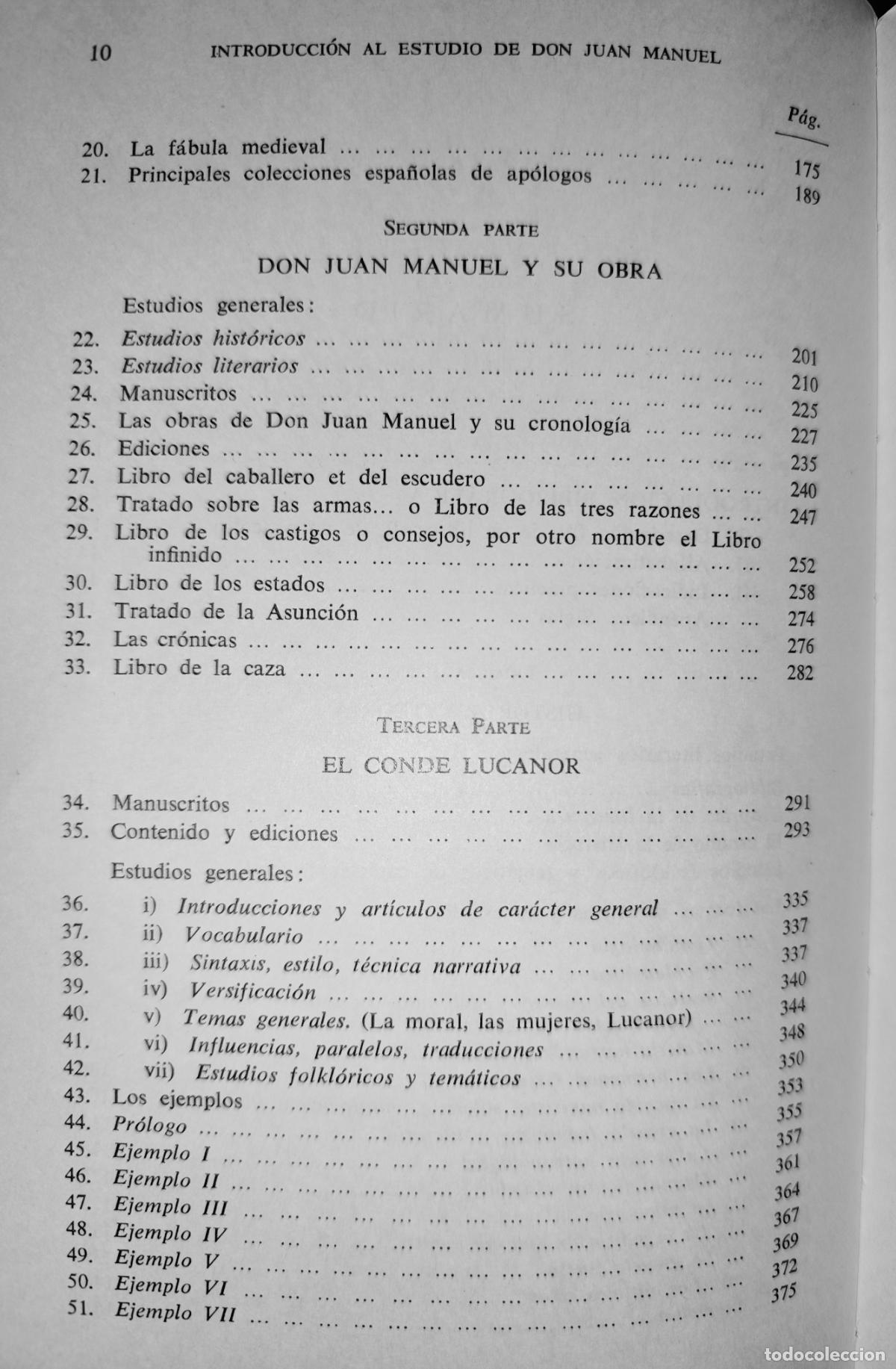 Libros de segunda mano: INTRODUCCI&Oacute;N AL ESTUDIO DE DON JUAN MANUEL Y EN PARTICULAR EL CONDE LUCANOR. DANIEL DEVOTO - Foto 3