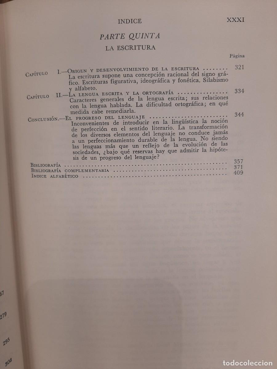 Libros de segunda mano: J. Vendryes. El lenguaje. Introducci&oacute;n ling&uuml;&iacute;stica a la historia - Foto 4