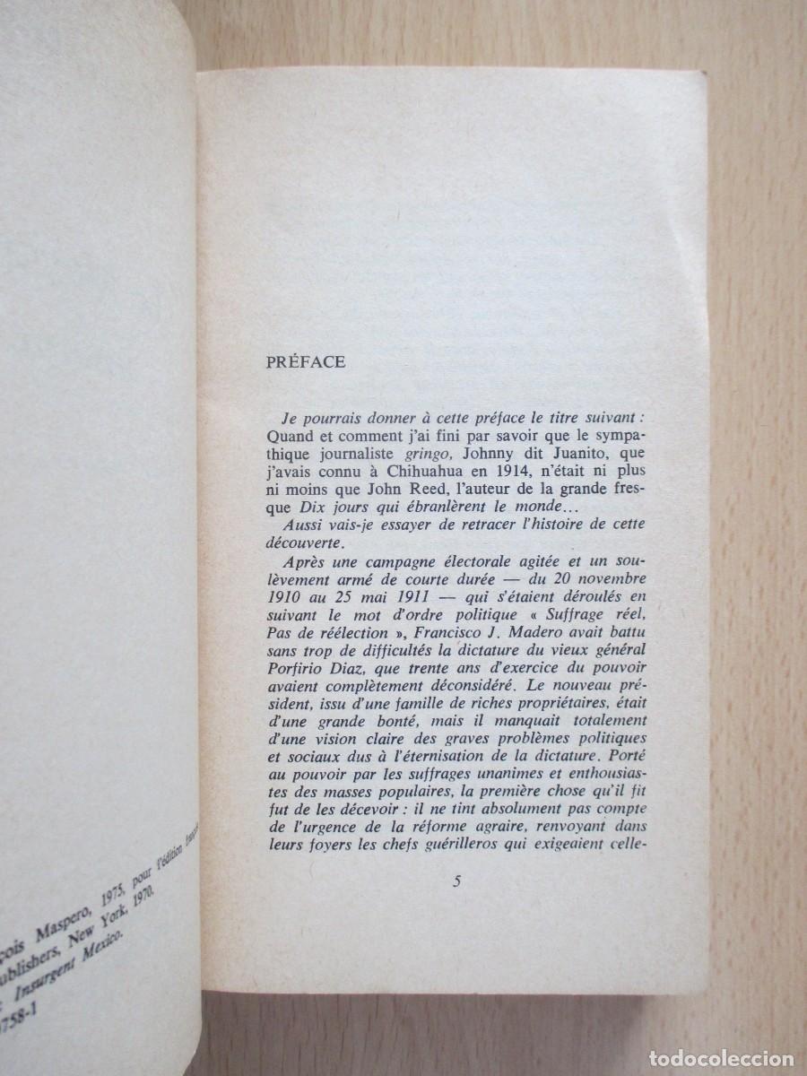 Libros de segunda mano: Le Mexique insurg&eacute;, par John Reed - Foto 4