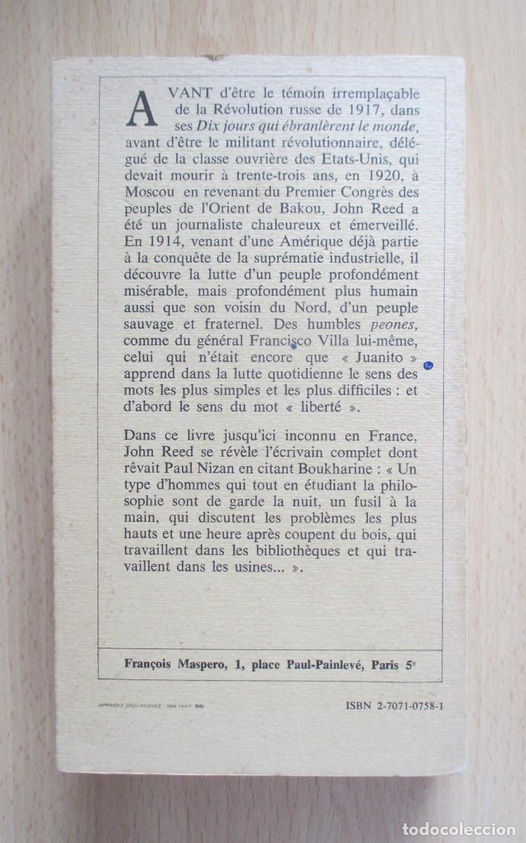 Libros de segunda mano: Le Mexique insurg&eacute;, par John Reed - Foto 6