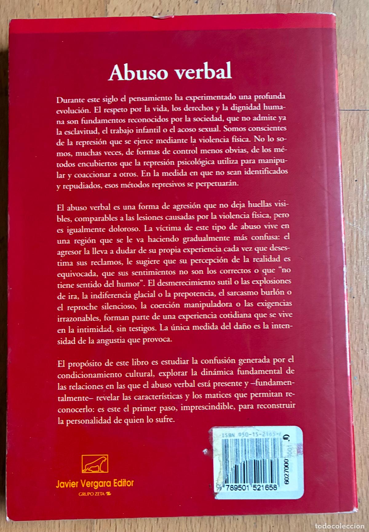 Libros de segunda mano: ABUSO VERBAL, la violencia negada, Patricia Evans - Foto 2