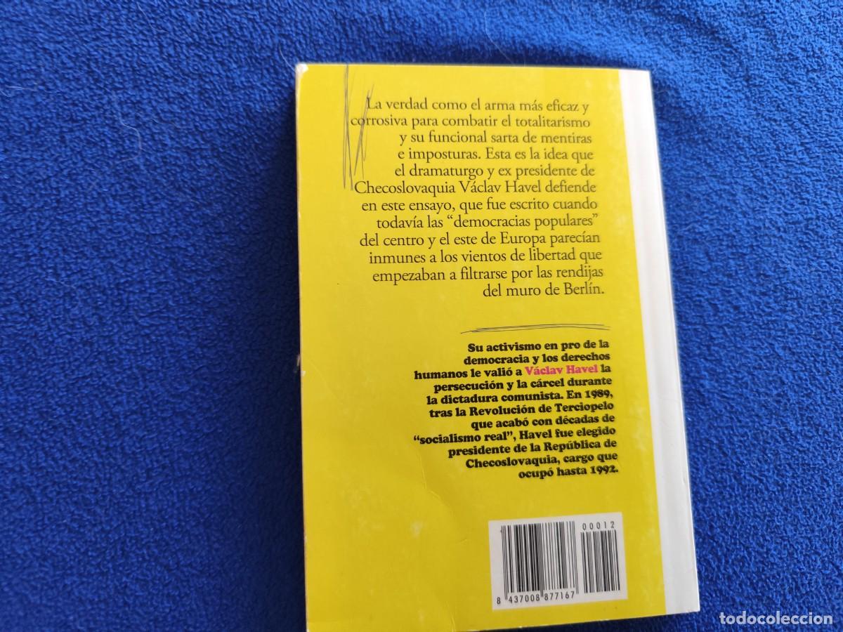 Libros de segunda mano: EL PODER DE LOS SIN PODER V&aacute;clav Havel Ediciones Encuentro Madrid 2011 - Foto 4