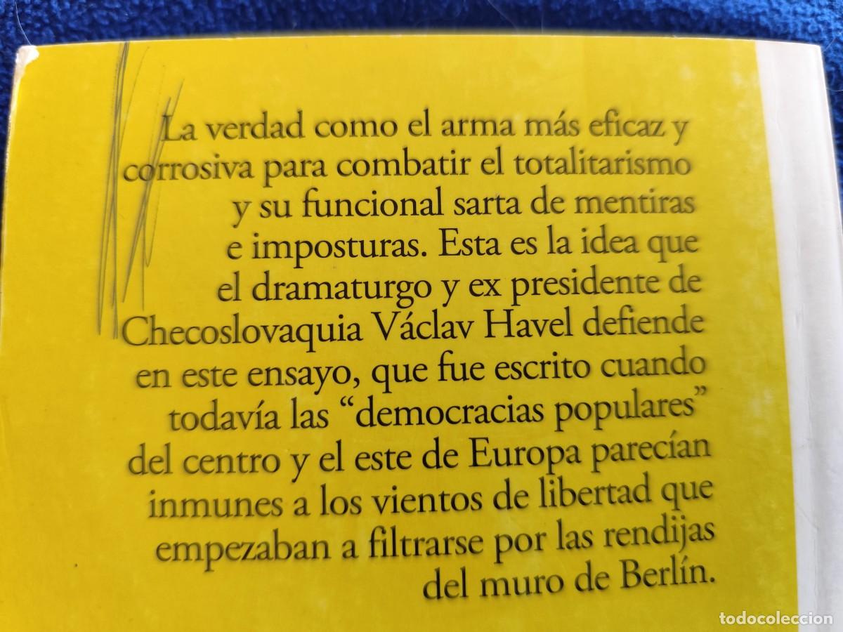 Libros de segunda mano: EL PODER DE LOS SIN PODER V&aacute;clav Havel Ediciones Encuentro Madrid 2011 - Foto 5