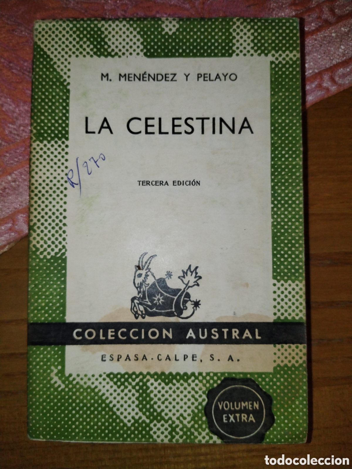 Libros de segunda mano: La Celestina. Men&eacute;ndez y Pelayo. Austral