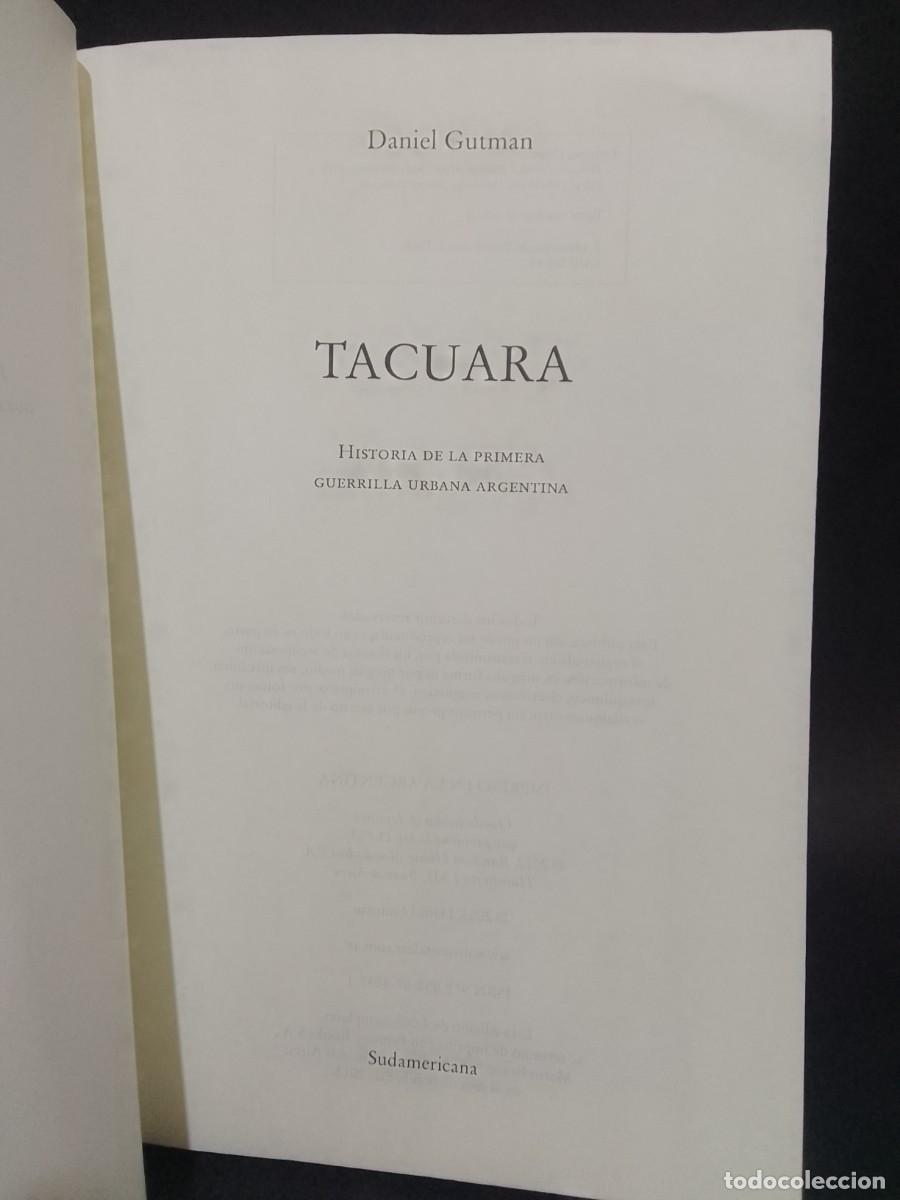 Libros de segunda mano: DANIEL GUTMAN - TACUARA - PRIMERA EICI&Oacute;N - 2003 - Foto 3