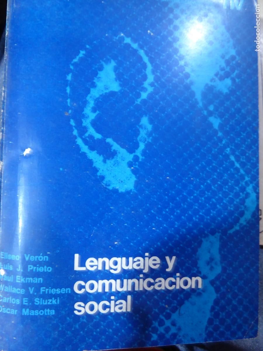 Libros de segunda mano: LENGUAJE Y COMUNICACION SOCIAL. ELISEO VERON. - Foto 1