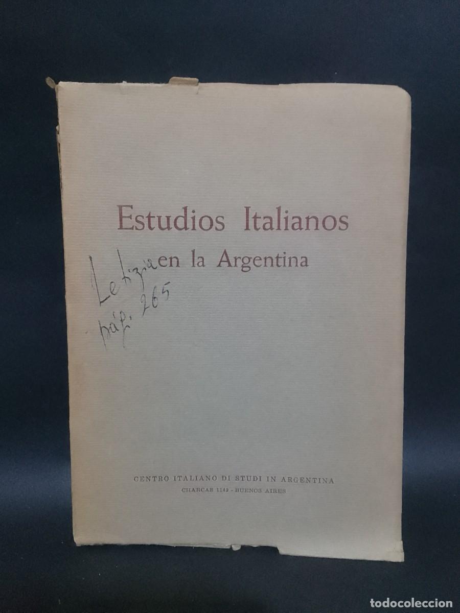 Libri di seconda mano: CENTRO ITALIANO DI STUDI IN ARGENTINA - ESTUDIOS ITALIANO EN LA ARGENTINA - PRIMERA EDICI&Oacute;N