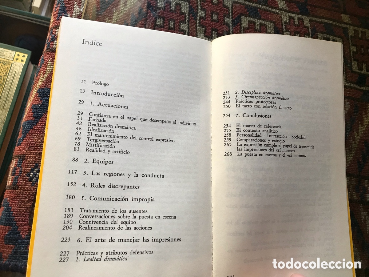 Libros de segunda mano: La presentaci&oacute;n de la persona en la vida cotidiana. Erving Goffman - Foto 4