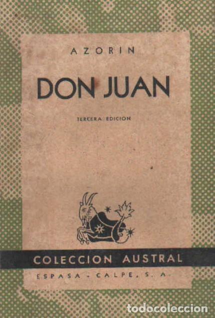 Libros de segunda mano: DON JUAN. AZOR&Iacute;N. A-AUSV-955 - Foto 1