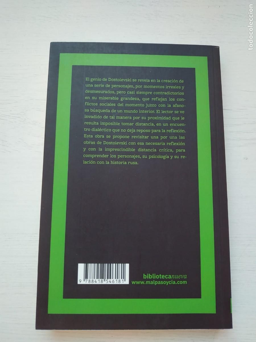 Libros de segunda mano: Dostoievski en las mazmorras del esp&iacute;ritu - Nicol&aacute;s Caparr&oacute;s - Foto 2