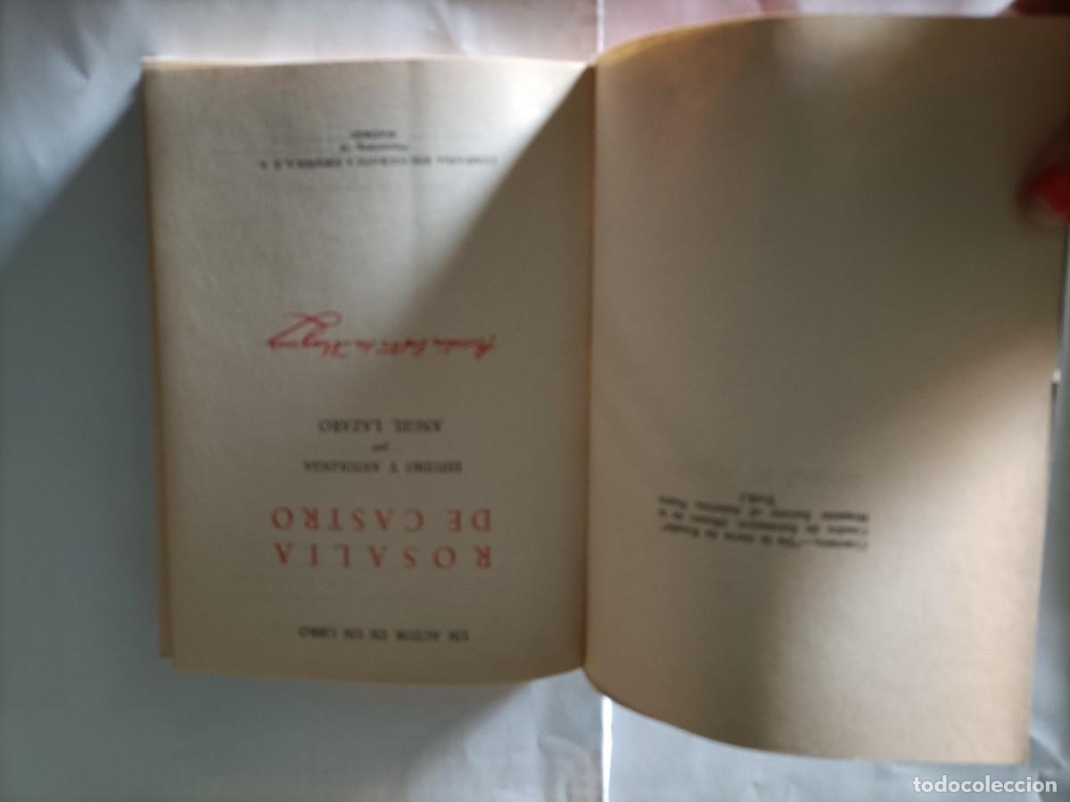 Libros de segunda mano: Rosal&iacute;a de Castro. L&aacute;zaro, &Aacute;ngel - 1966 - Foto 3