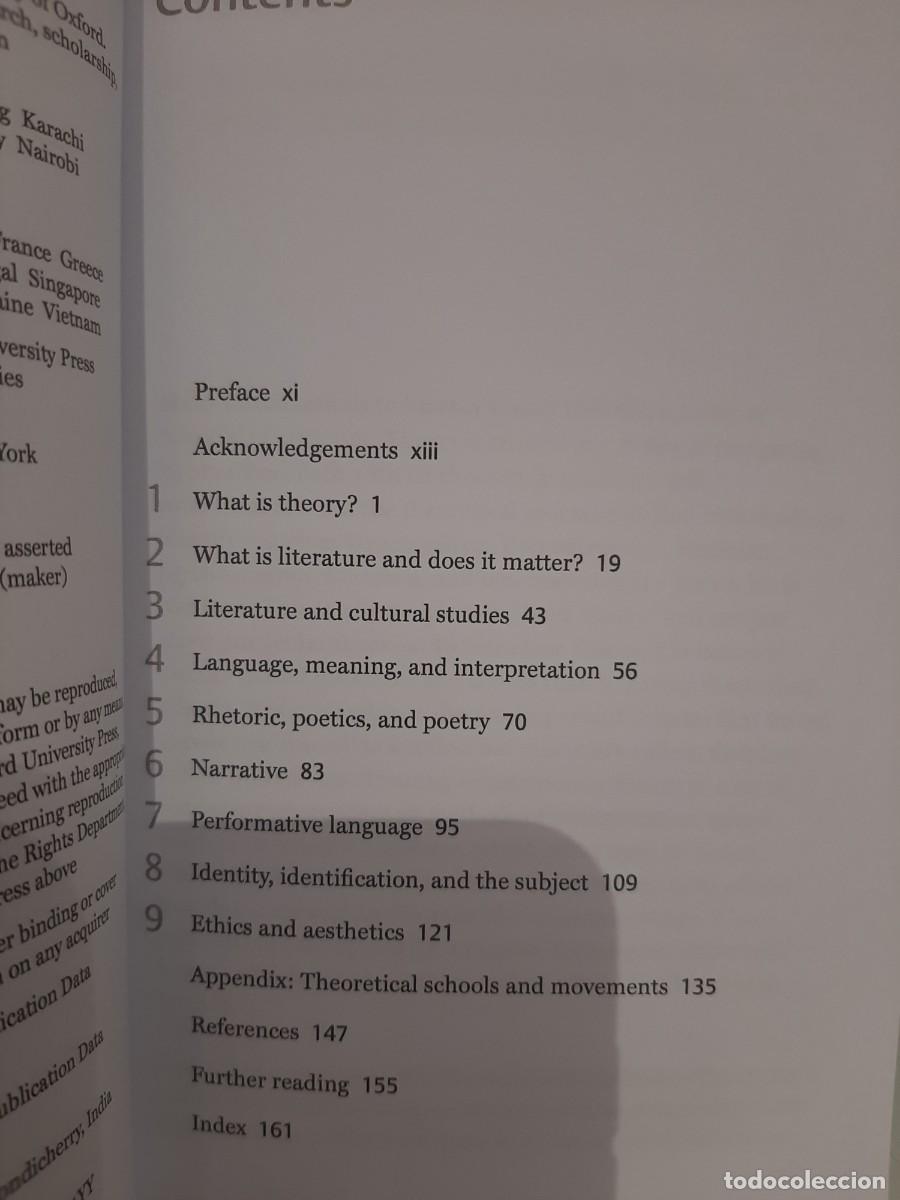 Libros de segunda mano: Jonathan Culler. Literary Theory. A Very Short Introduction. 2 ed. - Foto 2