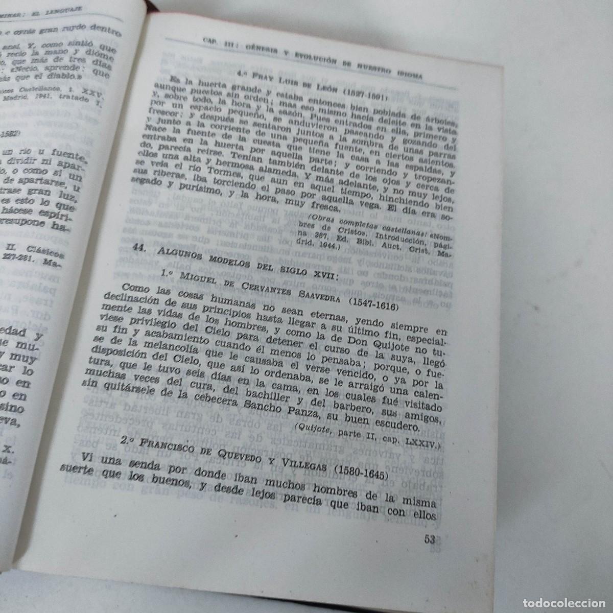 Libros de segunda mano: CIENCIA DEL LENGUAJE Y ARTE DEL ESTILO - Foto 4