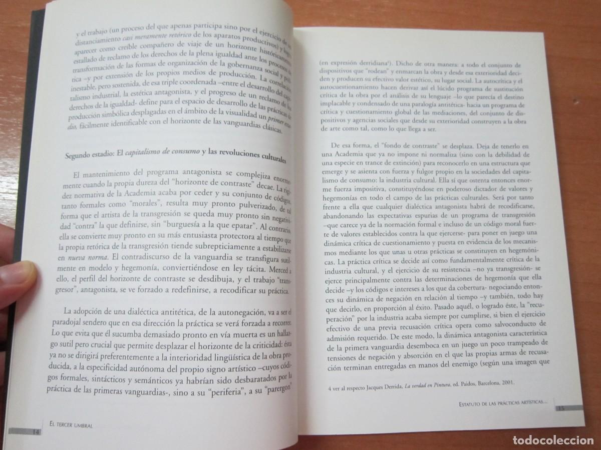 Libros de segunda mano: El Tercer Umbral, de Jos&eacute; Luis Brea - Foto 3