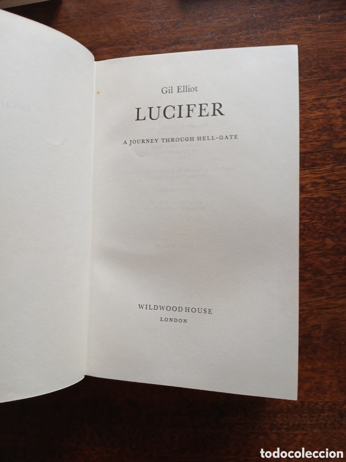 Libros de segunda mano: Lucifer, Gill Evans (very rare) - Foto 2