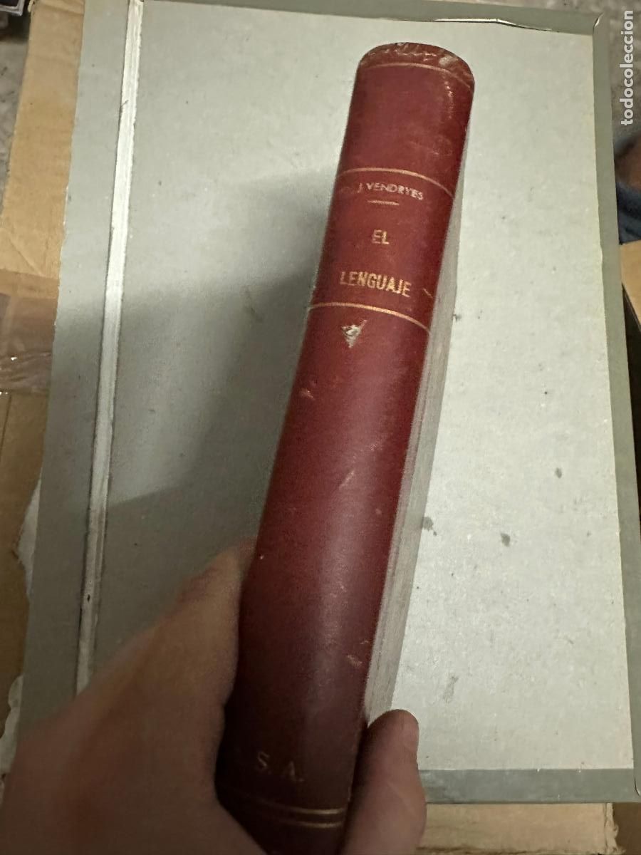 Libros de segunda mano: EL LENGUAJE. Introducci&oacute;n ling&uuml;&iacute;stica a la Historia. VENDRYES - Foto 2